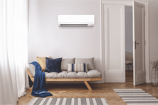 Mitsubishi Electric GW Series cooling only air conditioner in living room